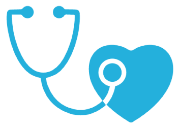 Health stethoscope icon